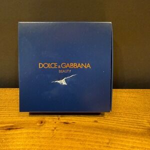 Dolce & Gabbana Beauty Wired Earphones Earbuds Navy Blue Gold w/ Original Box